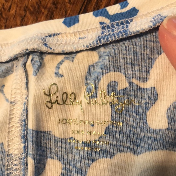 Lilly Pulitzer Tusk in Sun Dress XXS White & Blue - Picture 2 of 7